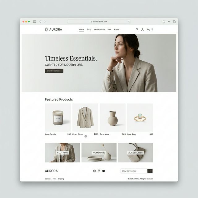 E-commerce Mockup
